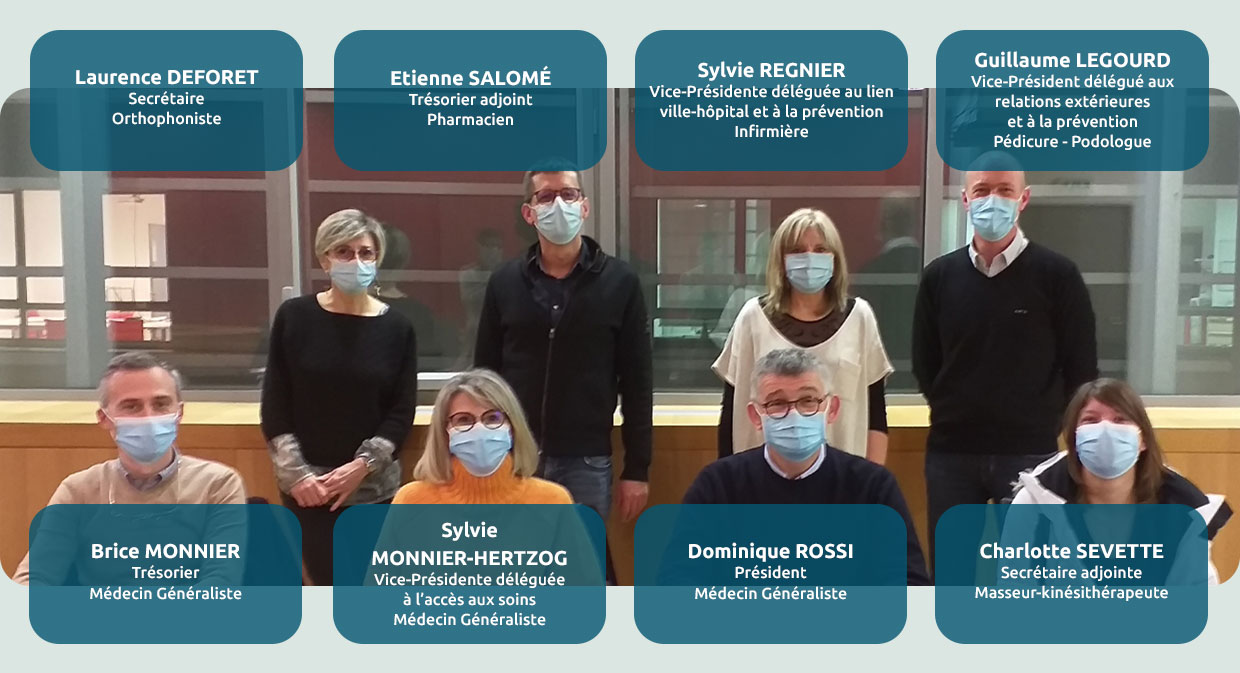 Les administrateurs de la CPTS de Vesoul
